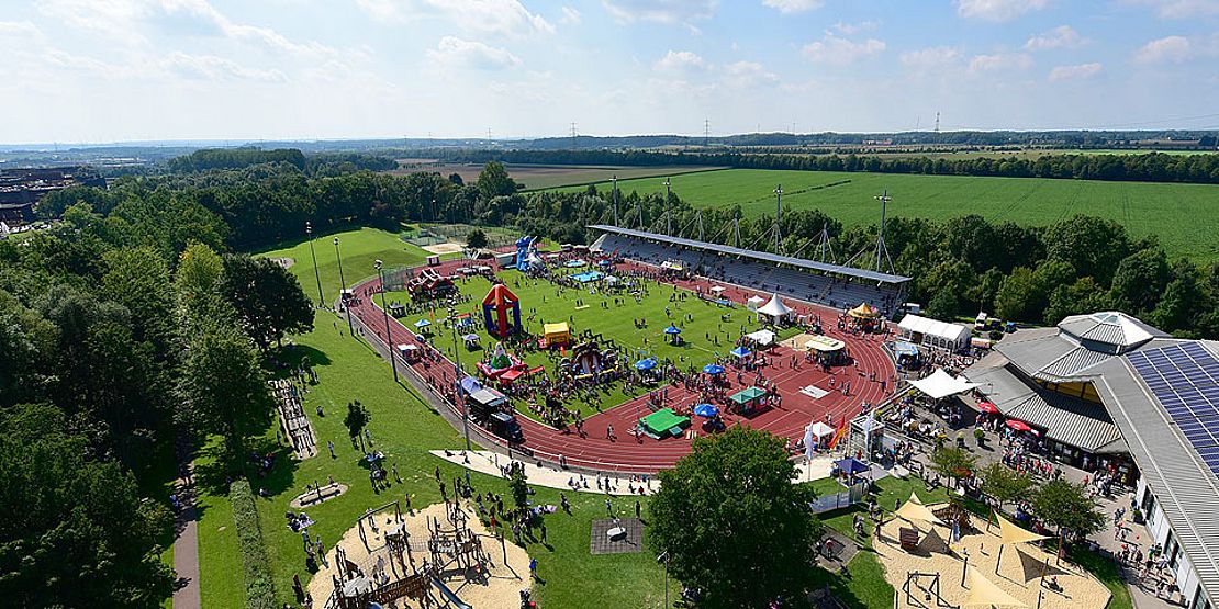 Das Radio Hochstift-Ferienevent aus der Luft