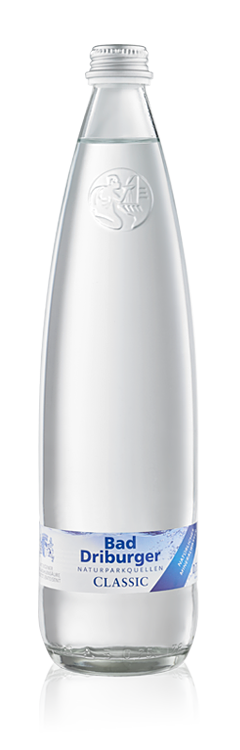 Bad Driburger Mineralwasser in der 0,75L Glasflasche